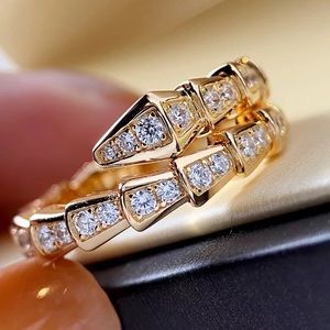 elegant serpent ring